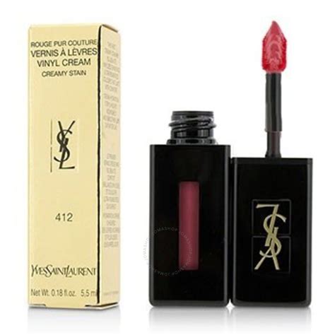 yves saint laurent vinyl cream|ysl lip stain 412.